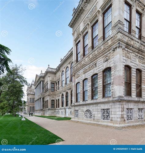 Dolmabahce Palace Or Dolmabahce Sarayi Located In The Besiktas