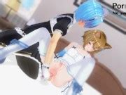 Felix X Rem Re Zero Hentai Femdom Anal Vibrator Trap Custom Maid 3d 2