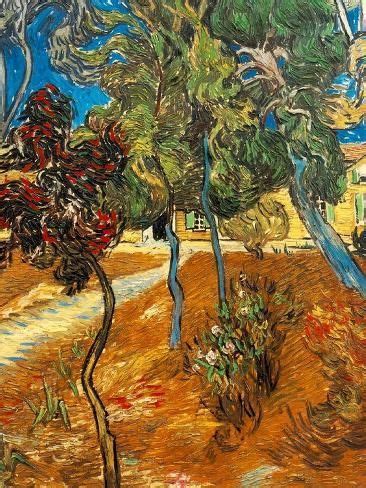 Trees In The Asylum Gardens Arles 1889 Giclee Print Vincent Van