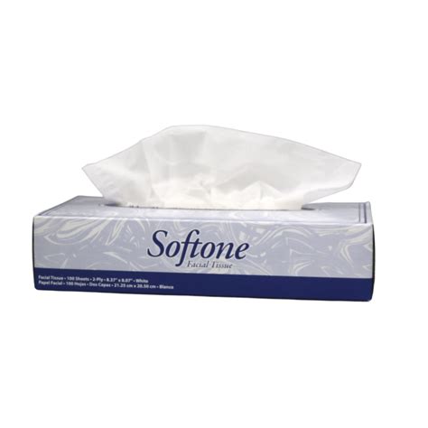 SFTPA0680 | INDIVIDUAL Softone Facial Tissue Flat Box, 2 Ply, Renewable ...