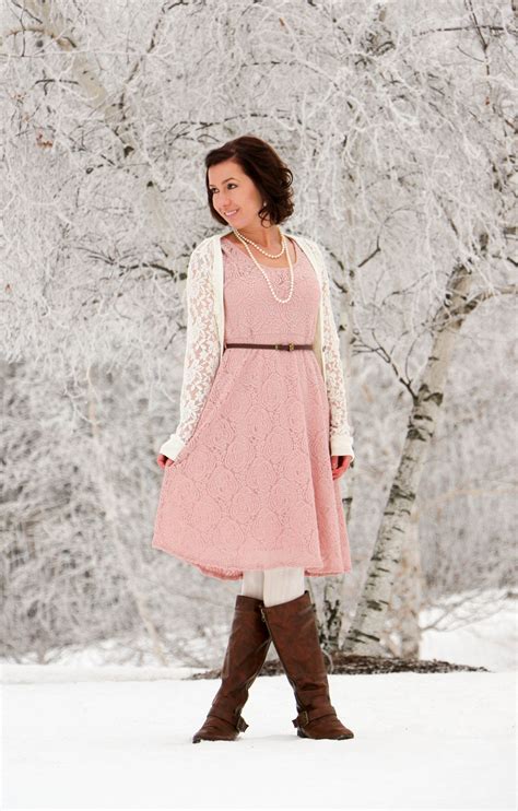 Styling A Pinkblush Dress For A Winter Wonderland Fashion Fashion