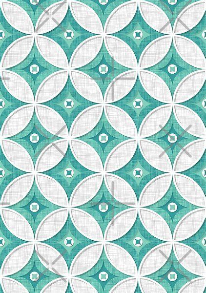 The Design Of Palm Springs Circle Quilt Pattern Has A Great Retro Look