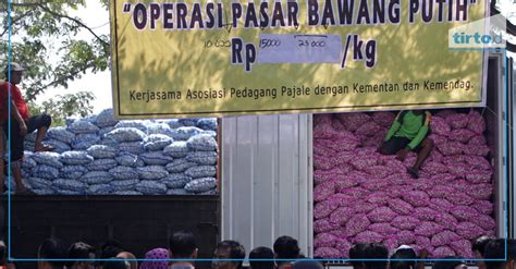 Harga Bawang Putih Turun Setelah Mentan Gerebek Penimbunan