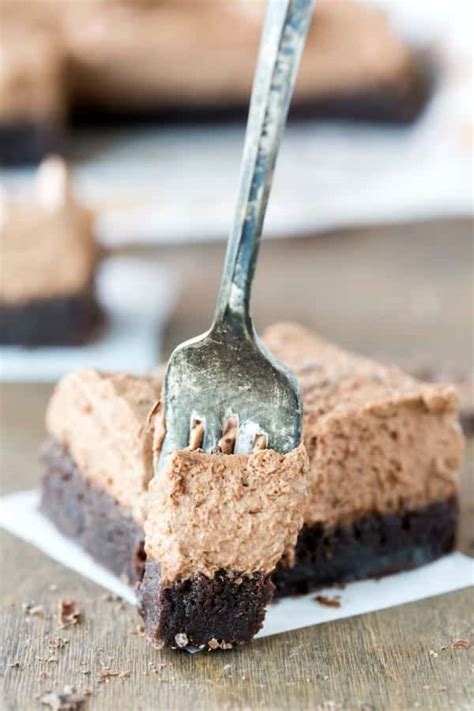 Chocolate Mousse Brownie Recipe I Heart Eating