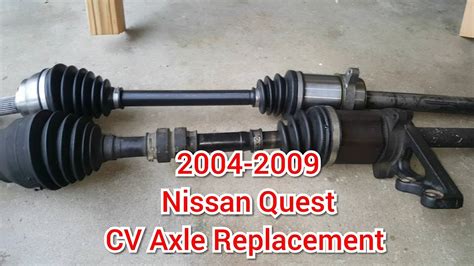 How To Remove Replace Passenger Right Cv Axle 2004 2009 Nissan Quest