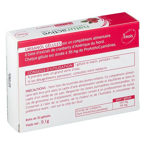 Naturactive Urisanol G Lules Cranberry Pc S Redcare Pharmacie