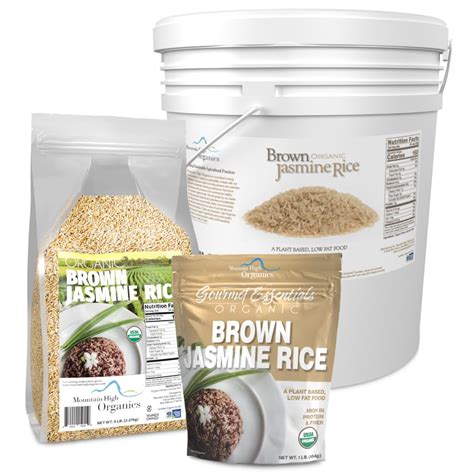 Organic Brown Jasmine Rice - Mountain High Organics