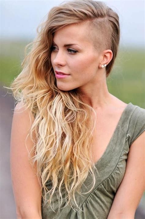 15 Photos Long Hairstyles With Shaved Sides