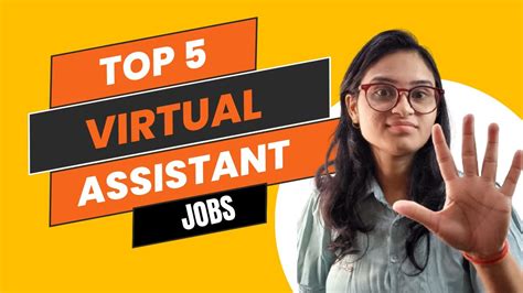 Top 5 Virtual Assistant Jobs From Home For Beginners With No Experience Growwithkhushboo