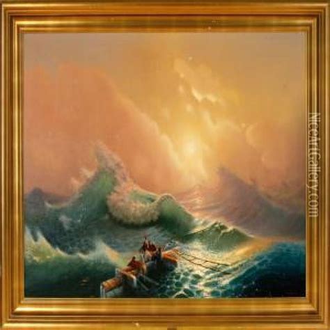 The Ninth Wave oil painting reproduction by Ivan Konstantinovich ...