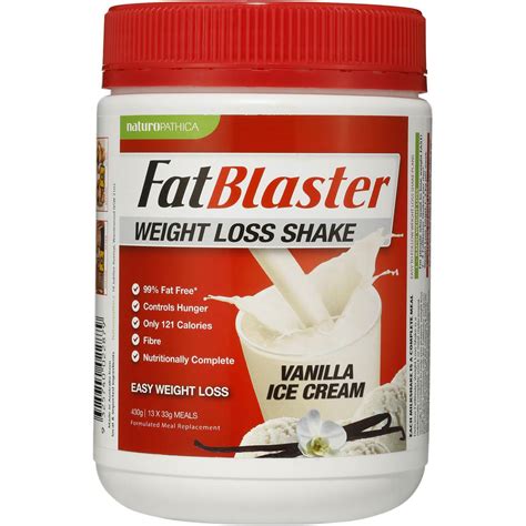 Fat Blaster Weight Loss Shake Vanilla 430g Woolworths