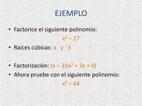 Repaso Casos De Factorizacion Ppt