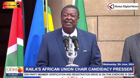 Mudavadi Praises Raila Face To Face During Presser On Status Of Kenya