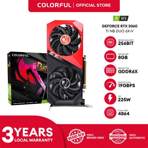 Colorful GeForce RTX 3060 Ti NB Duo G6X-V / iGame GeForce RTX 3060 Ti ...