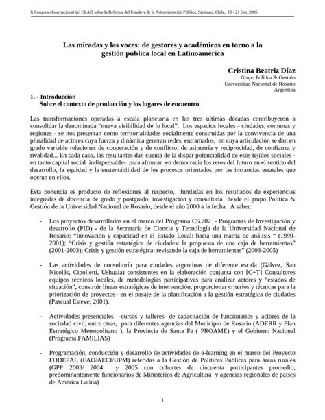 Pdf Las Miradas Y Las Voces De Gestores Y Acad Micos En Torno