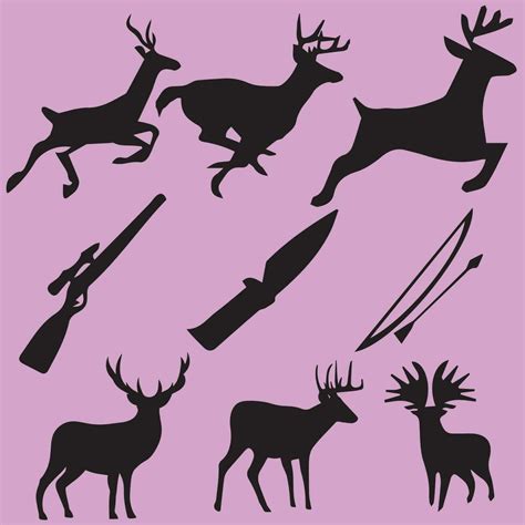 Free vector deer silhouette hunting silhouettes pack 35600307 Vector Art at Vecteezy