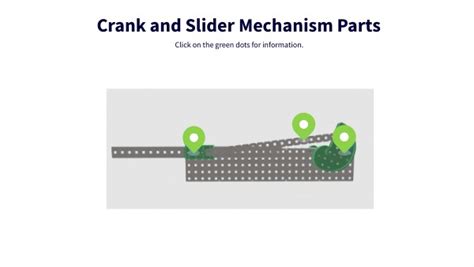 Crank And Slider Mechanism Parts