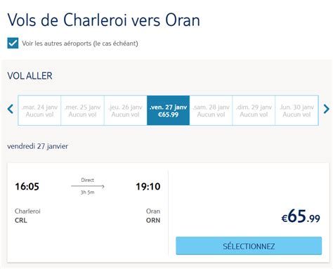 Belgique Alg Rie Des Vols Des Prix Int Ressants Chez Tui Fly