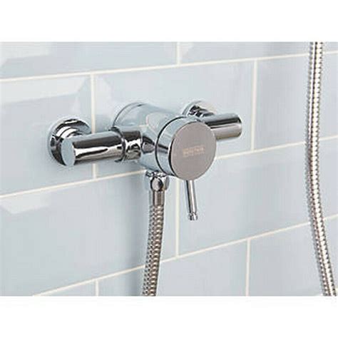 BRISTAN STRATO REAR FED EXPOSED CHROME THERMOSTATIC MINI VALVE MIXER