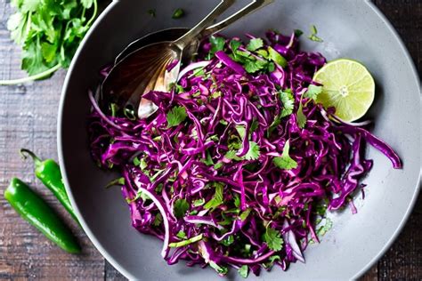 Mexican Red Cabbage Slaw Recipe | Deporecipe.co