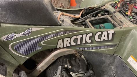 Spark Plug Location Arctic Cat Atv Youtube