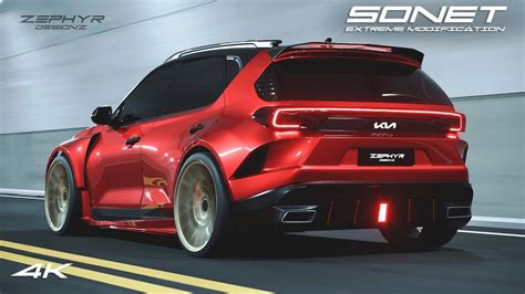 Kia Sonet Extreme Modification Concept By Zephyr Designz 4k Kia