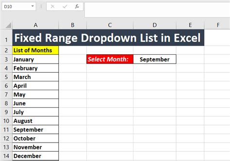 How To Make Drop Down Lists In Excel