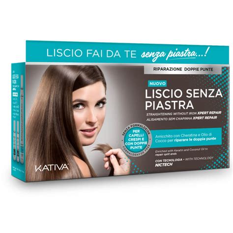 KATIVA Kit Liscio Senza Piastra HAIR BODY COSMETICS