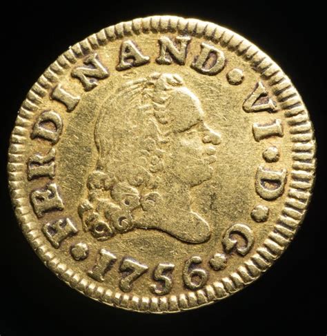 Spain Fernando VI 1746 1759 1 2 Escudo 1756 Madrid JB Catawiki