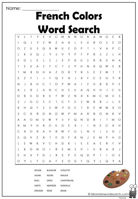 French Word Searches Free Printable Printable Templates