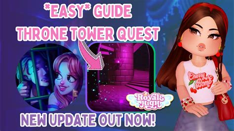 How To Complete The Throne Tower Quest Chest Locations 🏰💜 Easy Guide Royale High Roblox