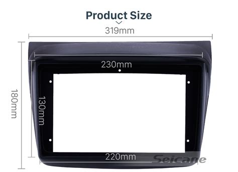 Oem Style 9 Inch For Mitsubishi Pajero Sport Fascia Frame Panel In Dash