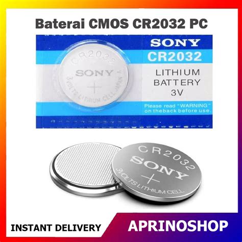 Jual Baterai Cmos Cr Pc Komputer Sony Cr Cpu Battery Cmos