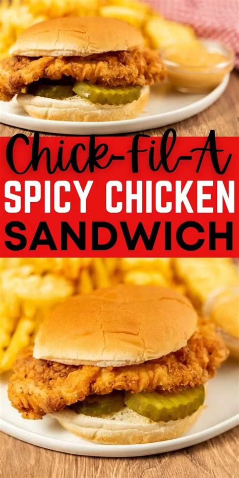 Chick Fil A Spicy Chicken Sandwich Recipe Spicy Chicken Sandwiches