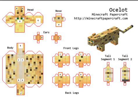 Papercraft Minecraft Animal Mod