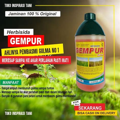 Jual COD Gempur 480 SL Herbisida Sistemik 1lt Herbisida Gempur