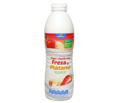 YOGUR LIQUIDO FRESA Y PLÁTANO ALTEZA BOTELLA 940 ML