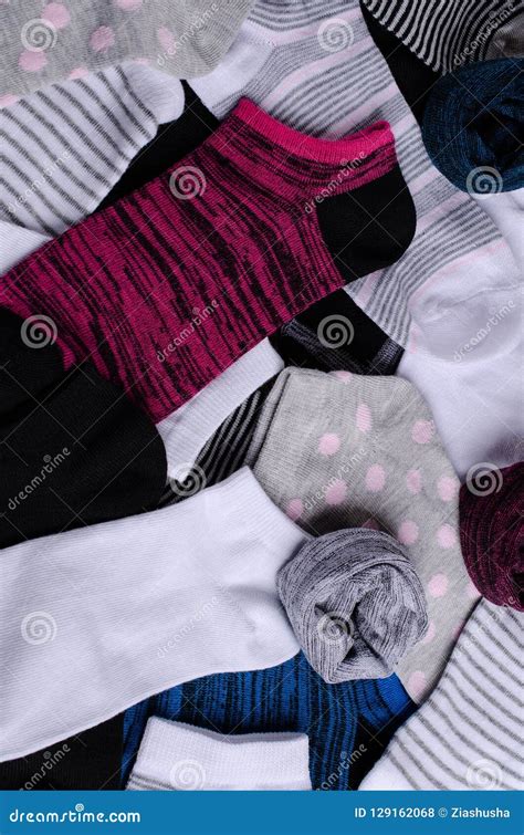 Short Clean Knitted Socks Stock Photo Image Of Object 129162068