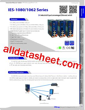 Ies Fx Mm Sc Datasheet Pdf Oring Industrial Networking Corp