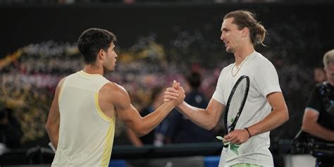 Open d Australie Alexander Zverev après sa victoire contre Carlos