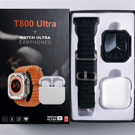 T Ultra Smart Watch Tws En Auriculares Bt Llamada Reloj