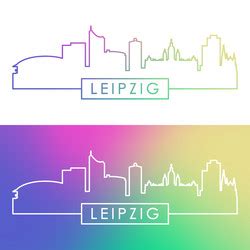 Leipzig Skyline Silhouette Vector Images (64)