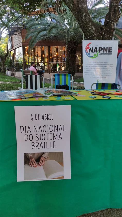 Napne Promove Atividade Alusiva Ao Dia Nacional Do Sistema Braille Iffar