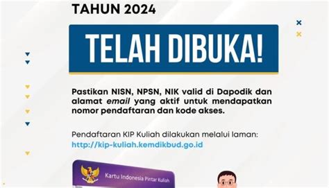 Pendaftaran Kip Kuliah Merdeka Tahun 2024 Telah Dibuka Infounp