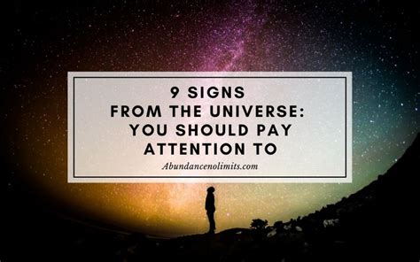 Signs From The Universe That You Should Pay Attention To