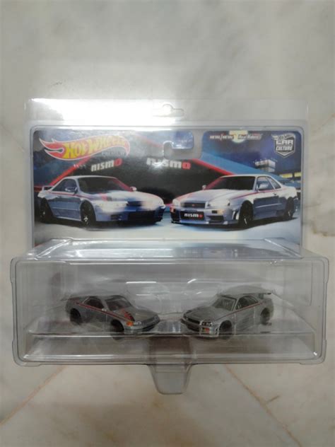 Hot Wheels Nissan Skyline Gtr Nismo Z Tune Twin Pack Bnr32 R32 And Bnr34 R34 Hobbies And Toys