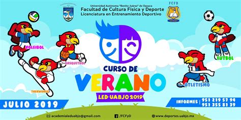 Facultad De Cultura Física Y Deporte Oferta Cursos De Verano Para Niñas Y Niños Uabjo