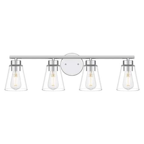 Hampton Bay Eastburn In Light Polished Chrome Vanity Light