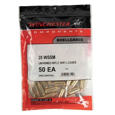 Winchester Unprimed 25 WSSM Winchester Super Short Mag Rifle