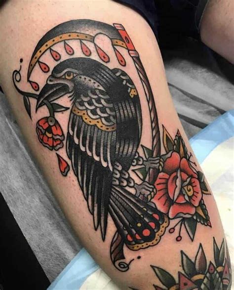 100 Inspirational Raven & Crow Tattoo Ideas - Ultimate Guide